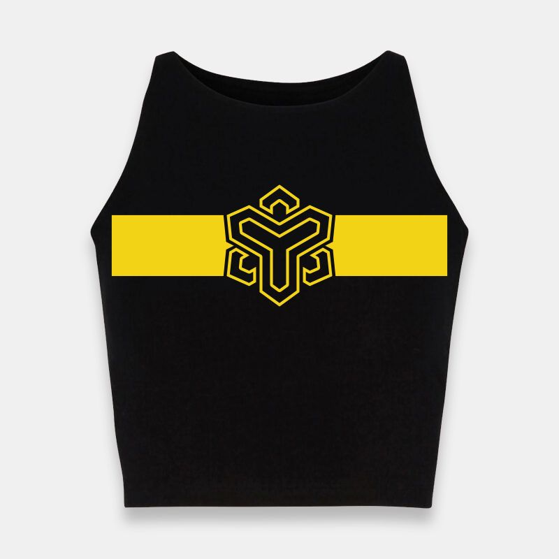 Dj Thera Yellow State Crop top