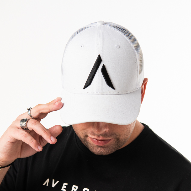 Aversion - Trucker Cap [White]