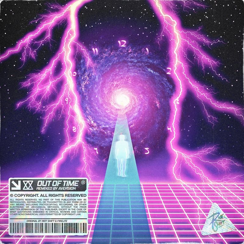 Cover art of Aversion single 'OUT OF TIME (Aversion Remix)'