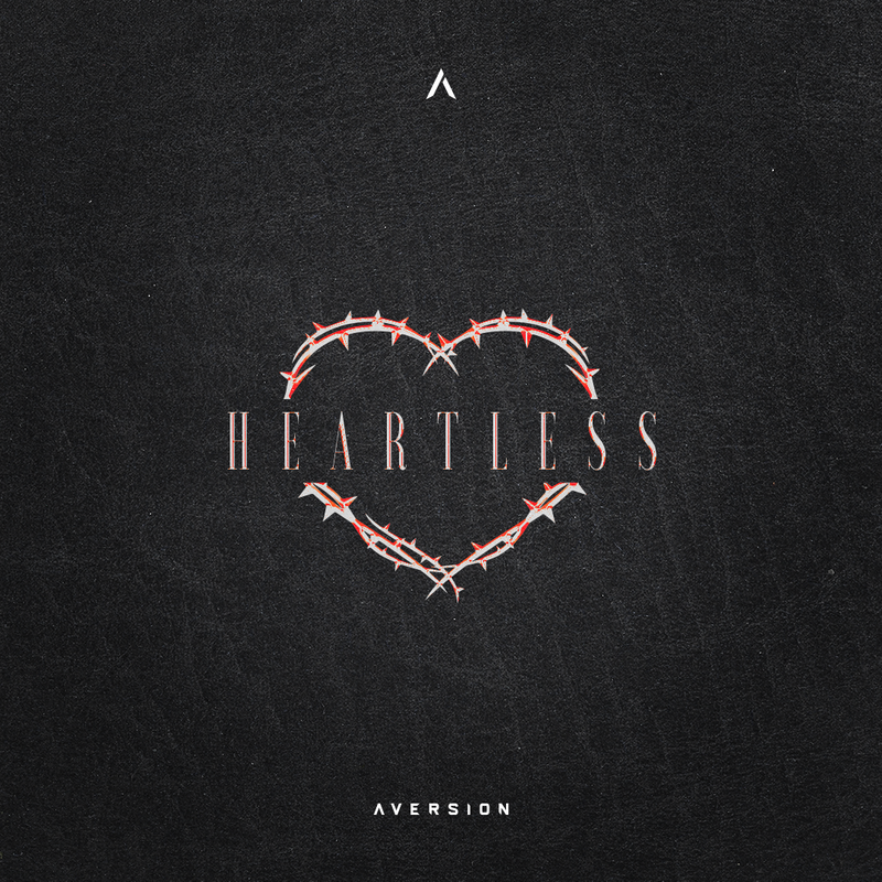 Cover art of Aversion single 'Heartless'