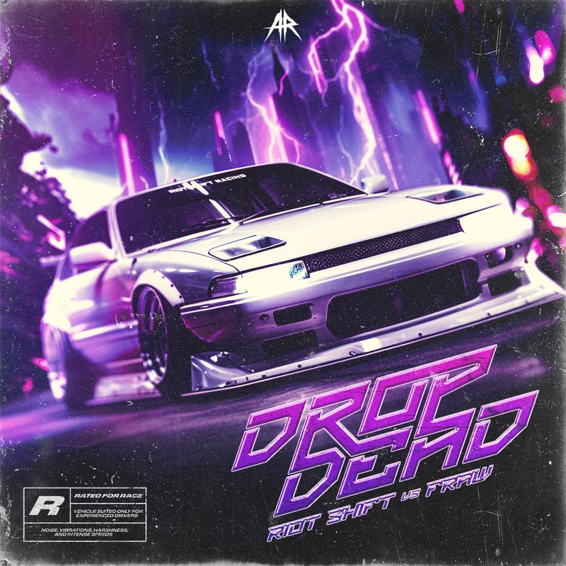 Cover art of Riot Shift single 'DROP DEAD (with Fraw)'