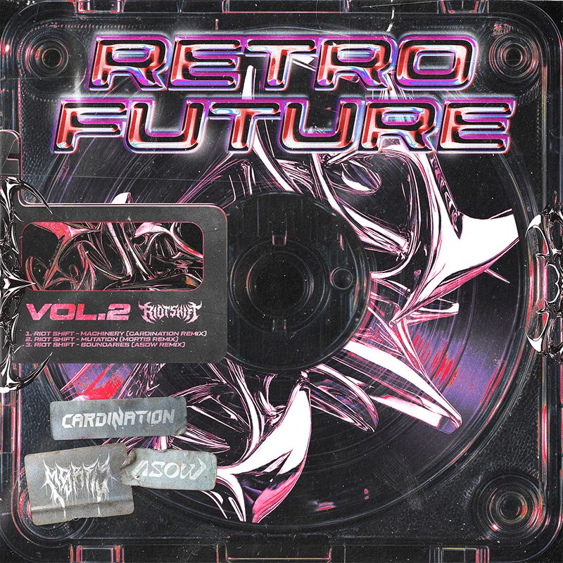 Cover art of Riot Shift ep 'RETRO FUTURE E.P. VOL.2'