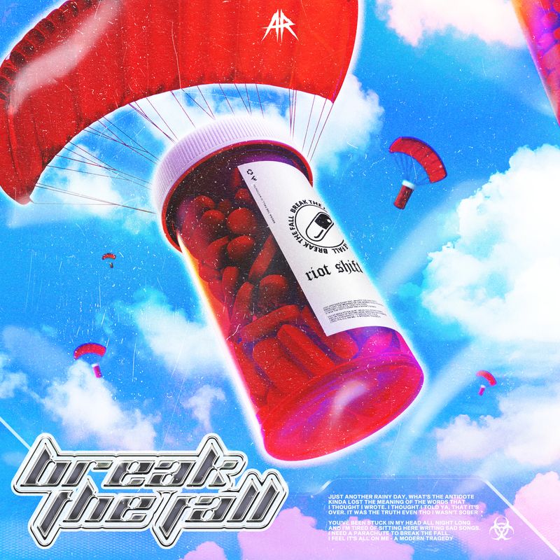 Cover art of Riot Shift single 'BREAK THE FALL'