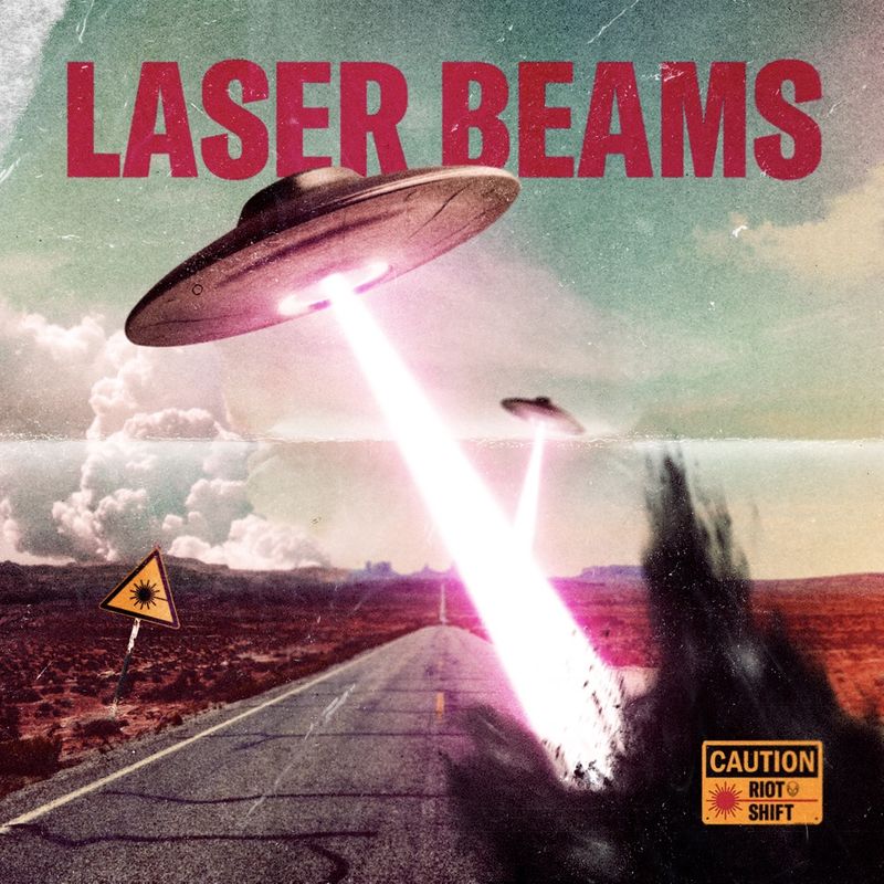 Cover art of Riot Shift single 'Laser Beams'