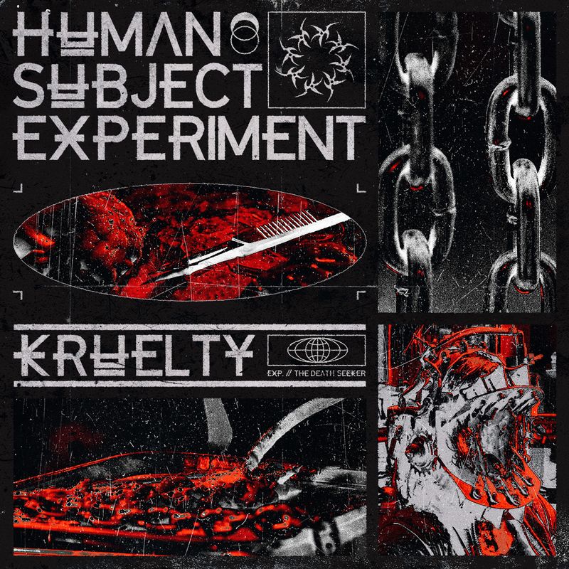 Cover art of Kruelty single 'Human Subject Experiment'