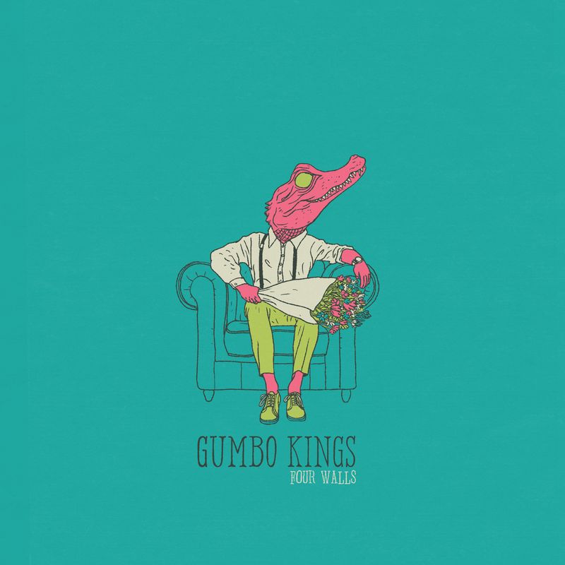 Cover art of Gumbo Kings single 'Four Walls'